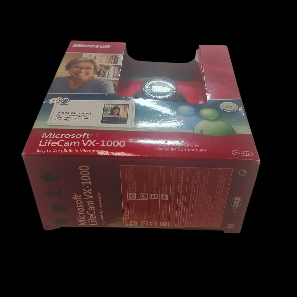 Microsoft LifeCam VX-3000 USB 2.0 High Definition Autofocus Webcam New Sealed